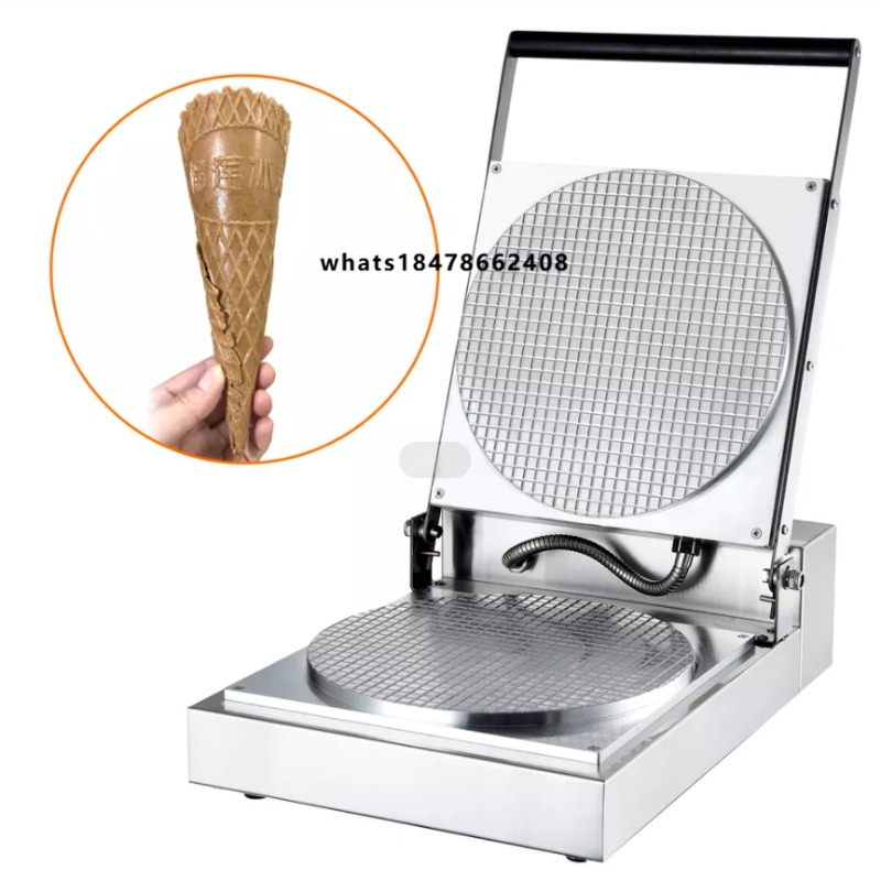 Waffle Cone Maker - Hete verkoop ijsco-kegelwafelbiscuitmachine, commerciële wafelkegelroller
