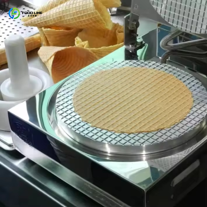Waffle Cone Maker - FL Elektrische Wafelkegel Maker Commerciële IJsmachine