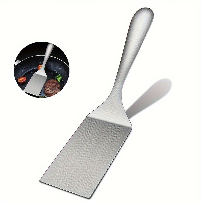 Okonomiyaki Spatula - Kleine roestvrijstalen spatel, grillspatel, grillspatel, kleine
