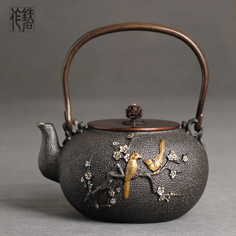 Cast Iron Corn - Nieuwe Gietijzeren Theepot Vintage Theepot, Vakmanschap