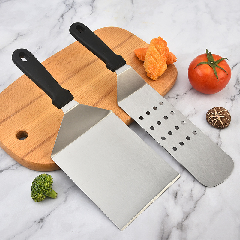 Okonomiyaki Spatula - Keuken Roestvrijstalen Schraper Koken Spatel Barbecue