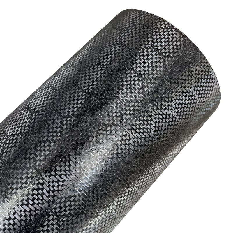 Crepe Pan Carbon - Waterdichte PET Zwarte Hex Honeycomb Carbon