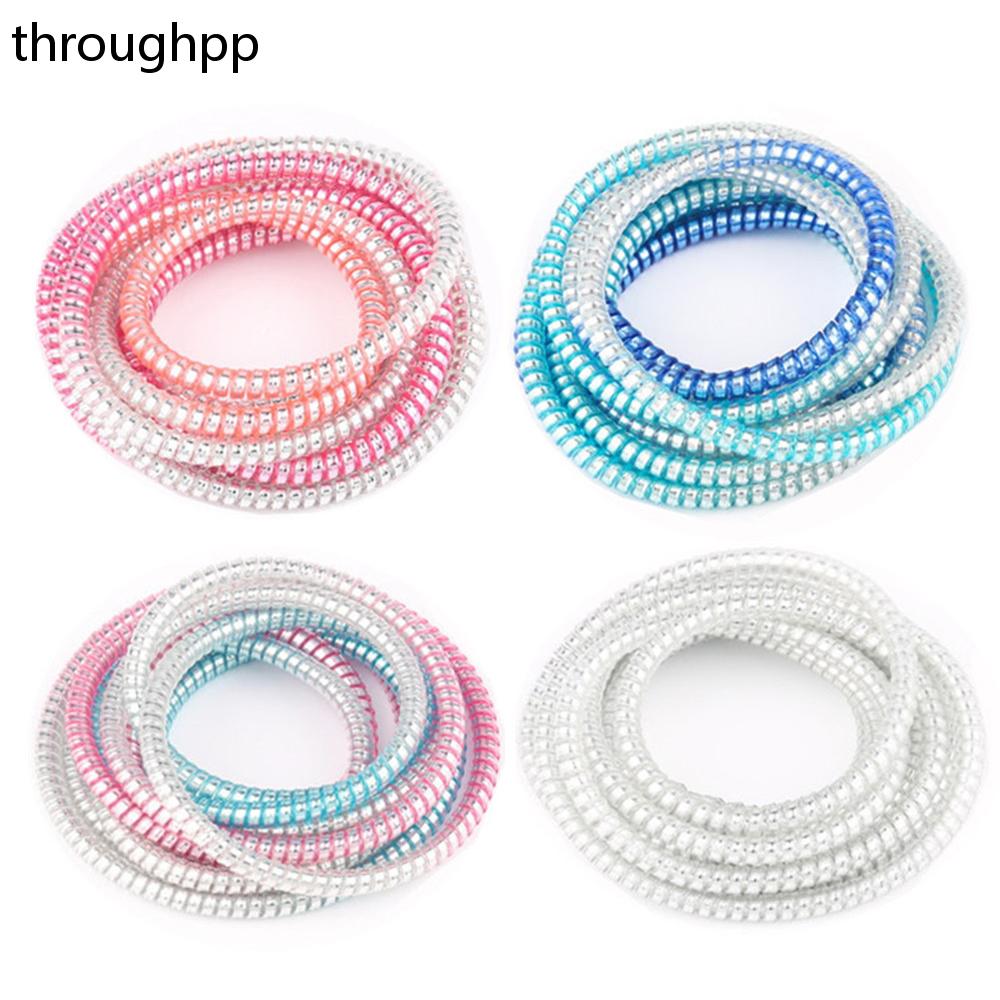 Spring Roll Wrapper - 1.4M Usb Oplaadkabel Beschermer Kleurrijke Snoer