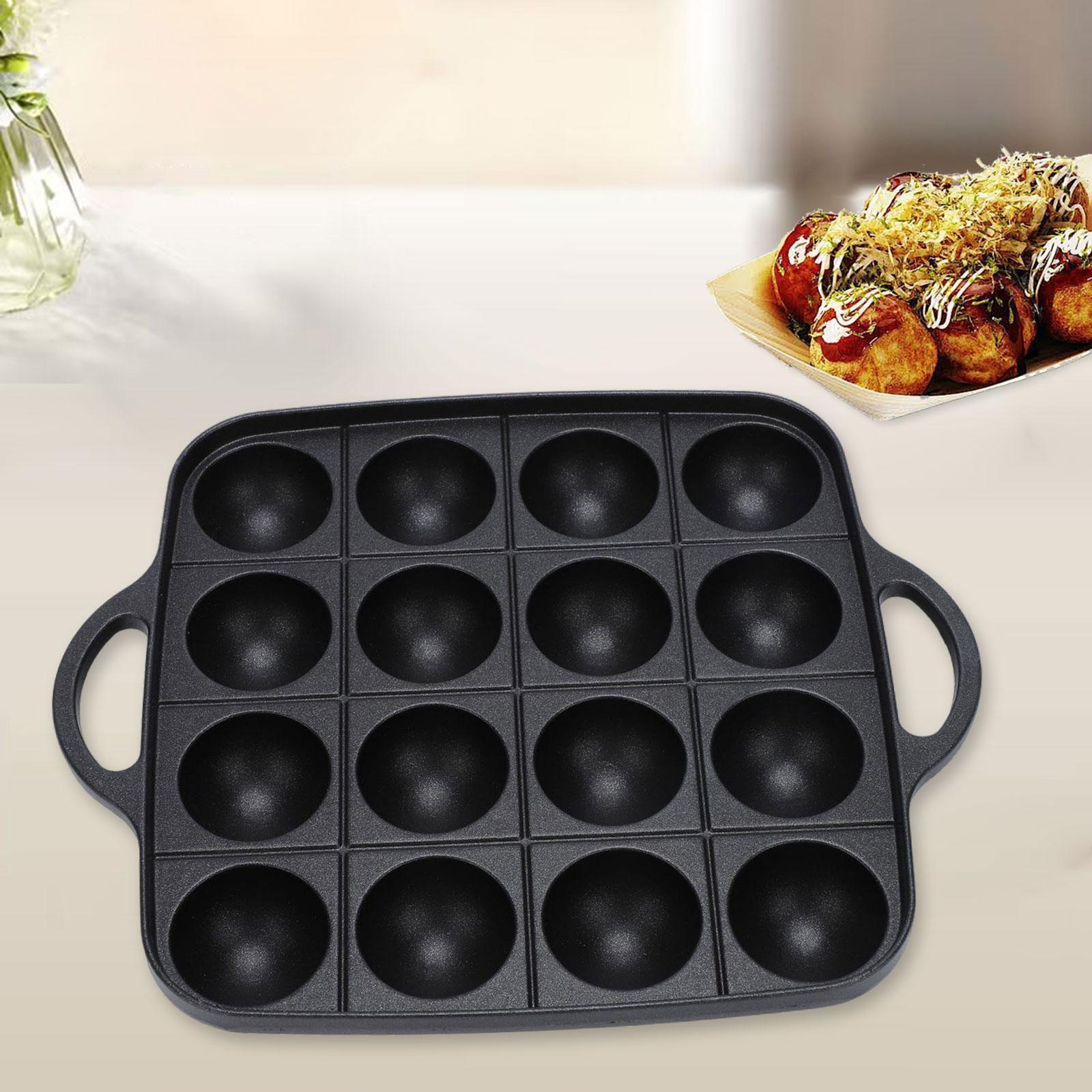Takoyaki Grill Plate - Takoyaki Grillpan 16-holtes Gemakkelijk schoon te
