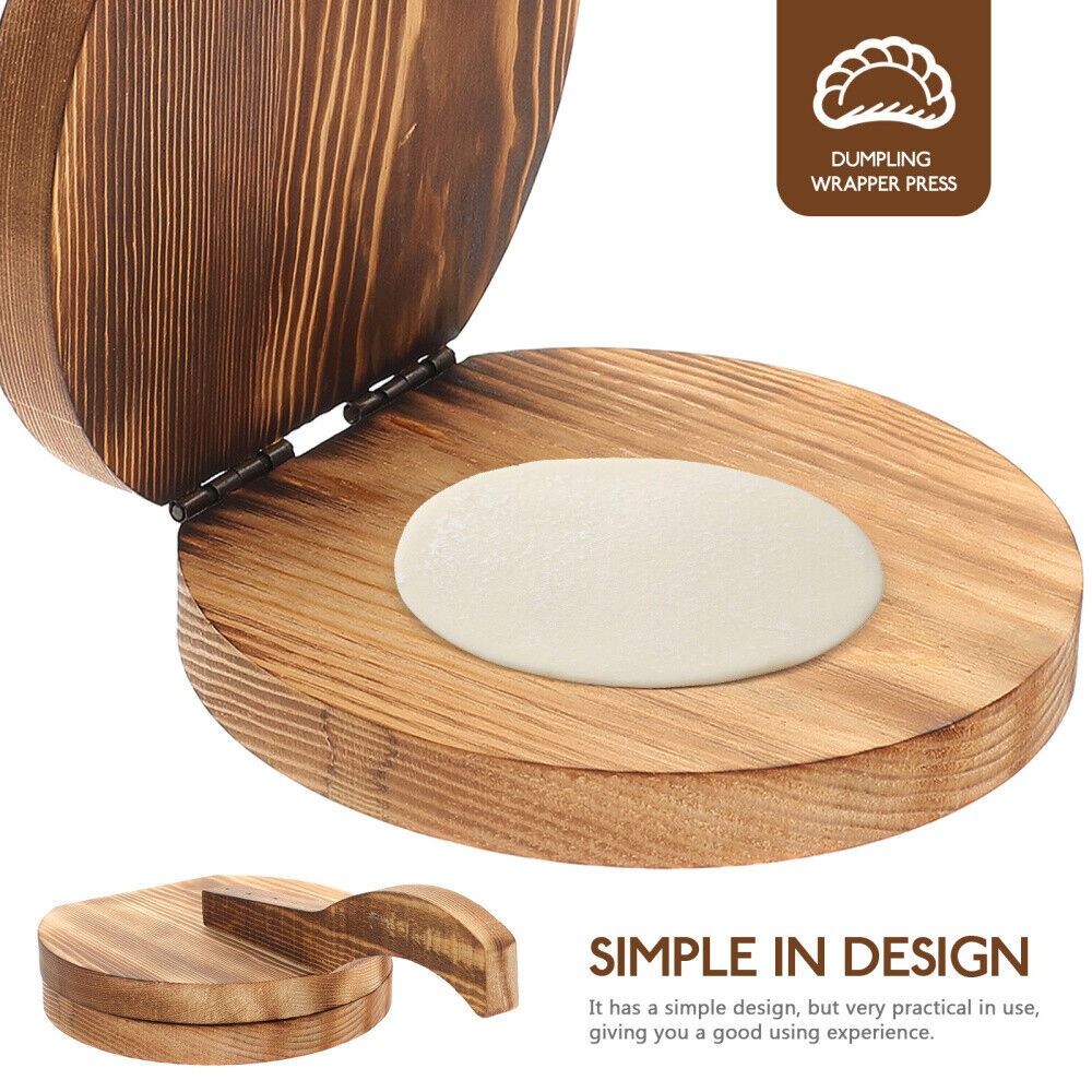 Dumpling Press Set - DIY Houten Knoedel Wrapper Presser Gebak