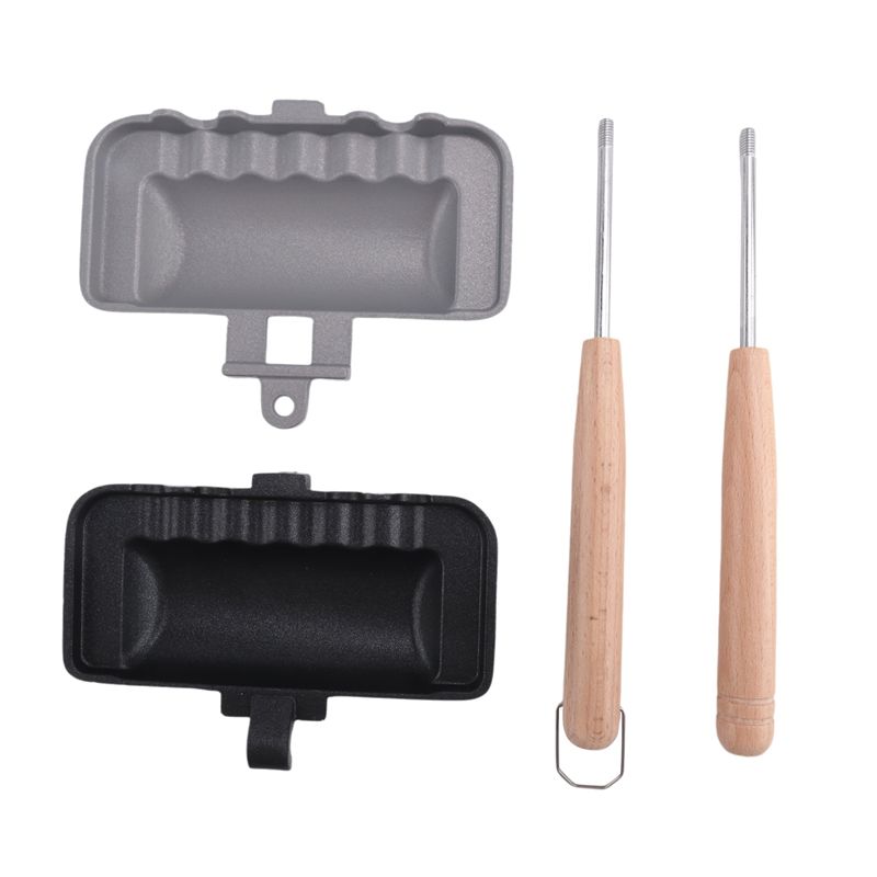 Hot Dog Press - A60T Moeiteloze hot sandwich maker, hotdog-toaster,