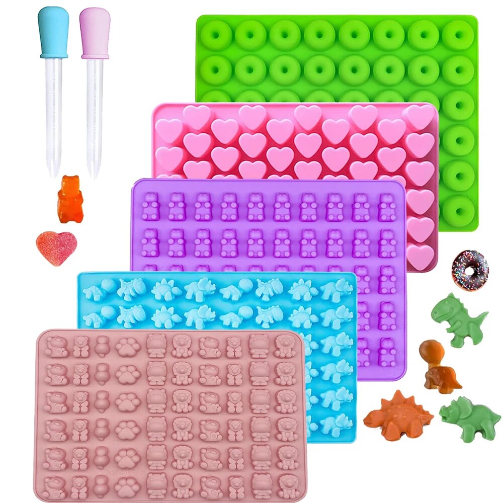 Donut Mold Silicone - Gummy Bear Mallen Siliconen Mini Chocolade