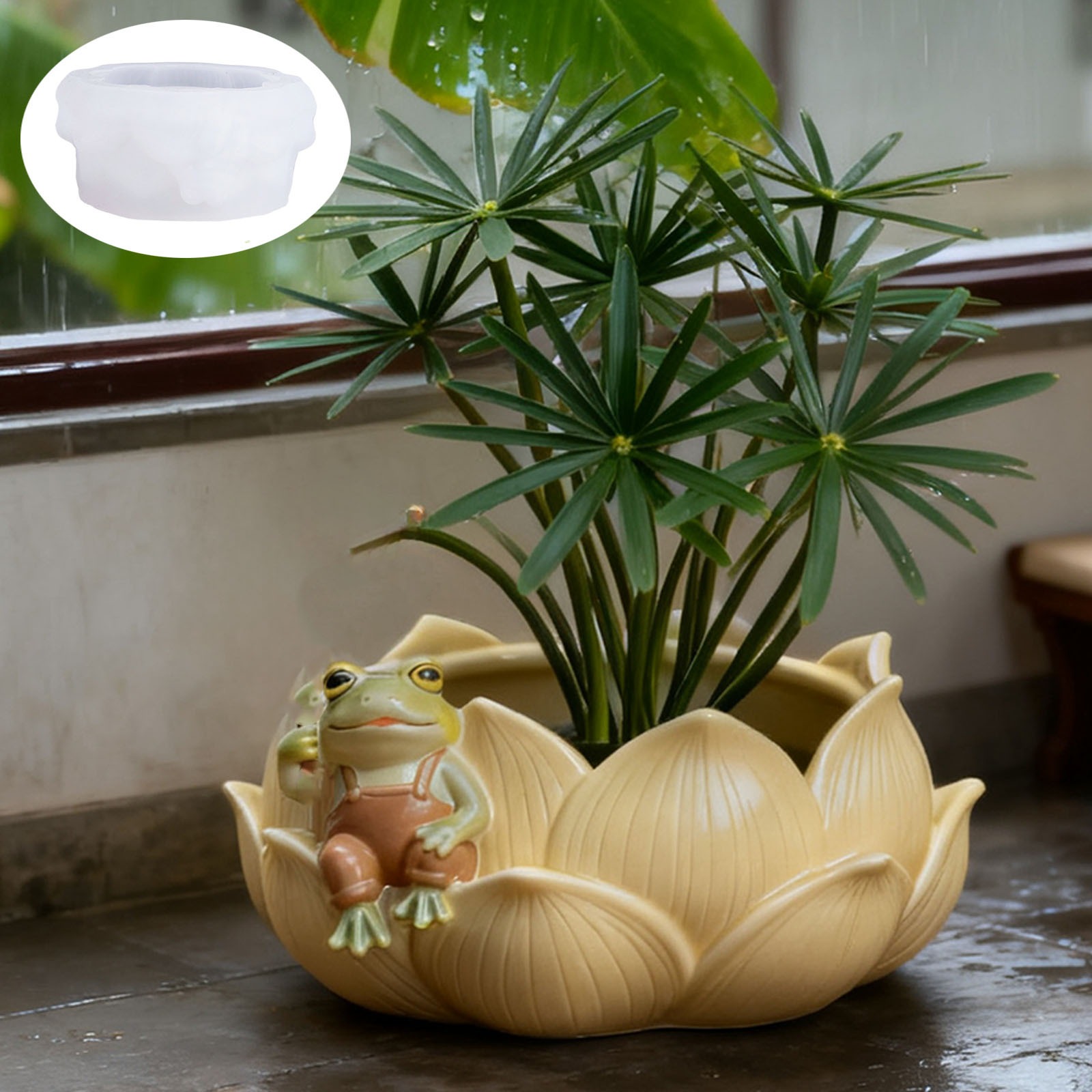 Potsticker Mold - Plantenbloempotvorm Flexibele siliconen opbergbeker Vorm Diy