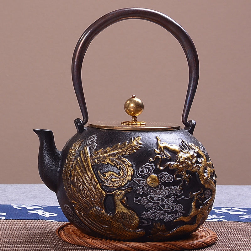 Cast Iron Corn - 1.4 Japanse Theepot Prachtige Pruim en
