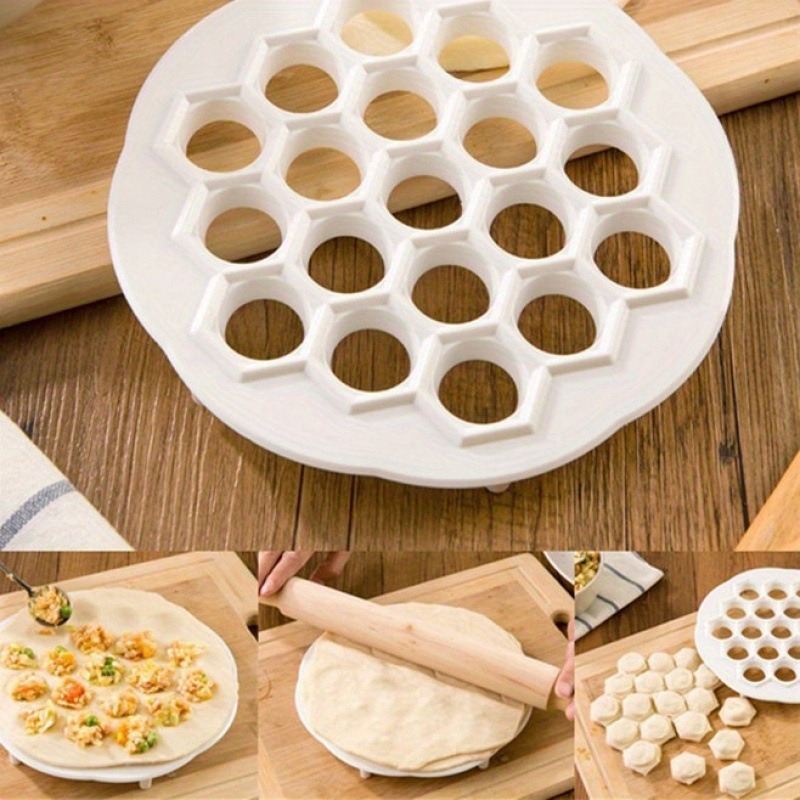Dumpling Press Set - Plastic knoedelvorm, moderne knoedelmakerpers voor keuken,