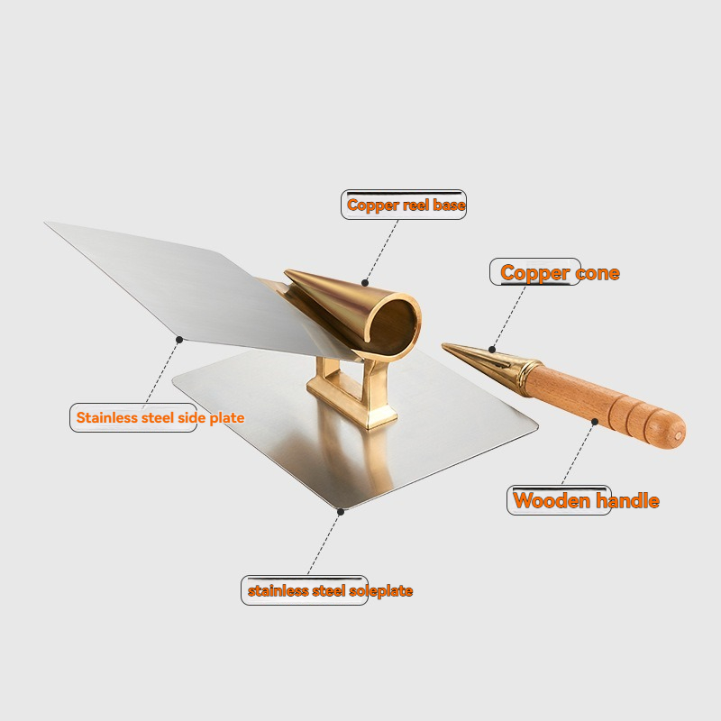 Waffle Cone Maker - Professioneel koperen kegelvormig gereedschap, grote ijswafelmaker,