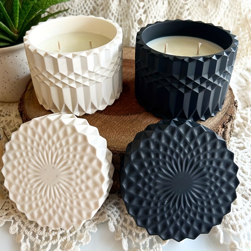 Potsticker Mold - 1set Ripple Candle Cup Harsvorm Cilinder