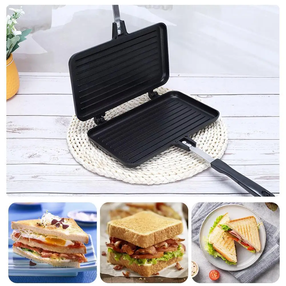 Cast Iron Corn - Dubbelzijdig Koekenpan Non-stick Sandwich Maker Wafel