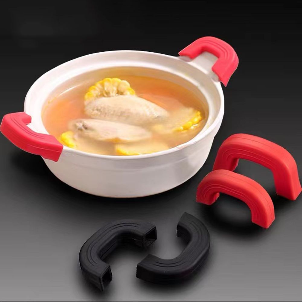 Cast Iron Corn - 2Pcs Silicone Anti-Brandwonden Pot Handvat Cover