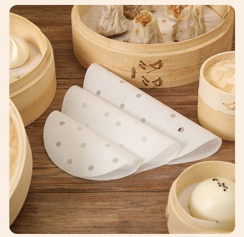 Bao Steamer Bamboo - 100 Stuks Food Grade Wegwerp Stoomboot