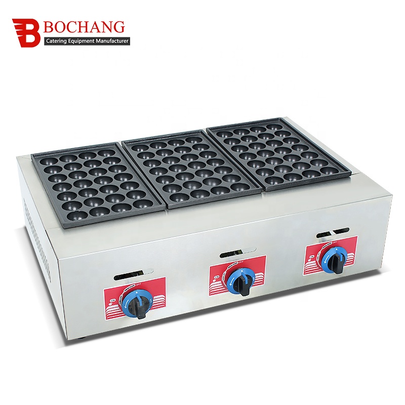 Takoyaki Grill Plate - Commerciële professionele gas-eierwafelmachine met antiaanbaklaag, 220V,