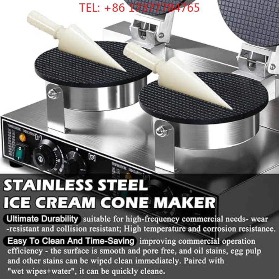 Commerciële wafelhoorntjesmach - Waffle Cone Maker recensie en prijs
