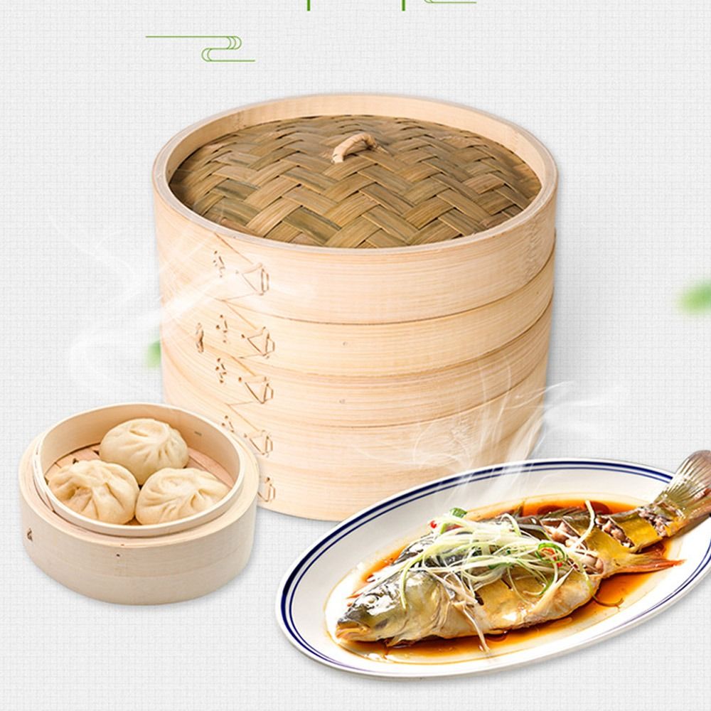 Chinese stoommand van bamboe v - Bao Steamer Bamboo recensie en prijs