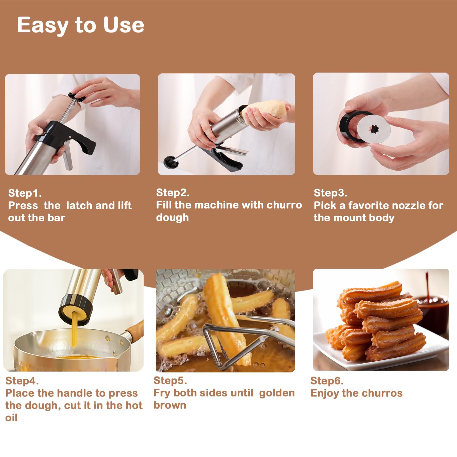 Traditionele Churro Maker Mach - Churros Maker Gun recensie en prijs