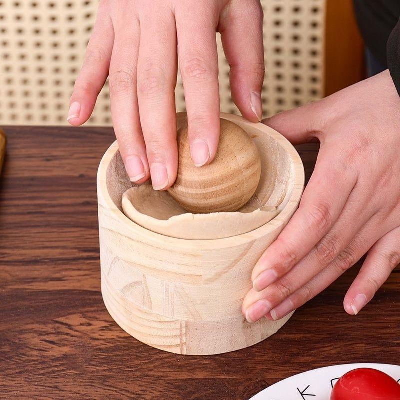 1 set houten knoedelmaker - ha - Dumpling Press Set recensie en prijs