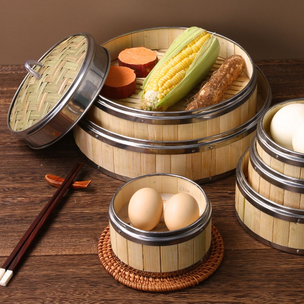 Dim Sum Bao Buns Bamboe deksel - Bao Steamer Bamboo recensie en prijs