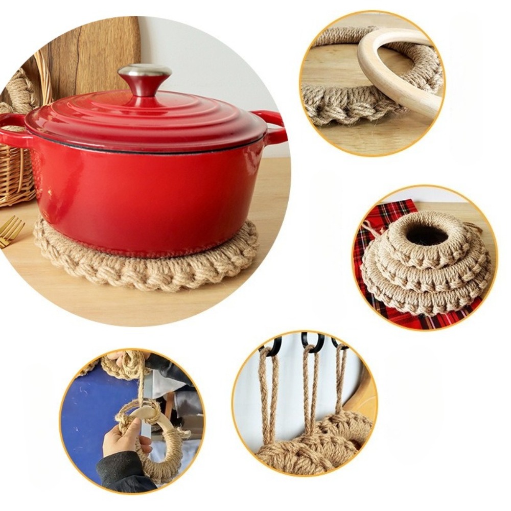 2 stuks rustieke jute geweven  - Cast Iron Corn recensie en prijs