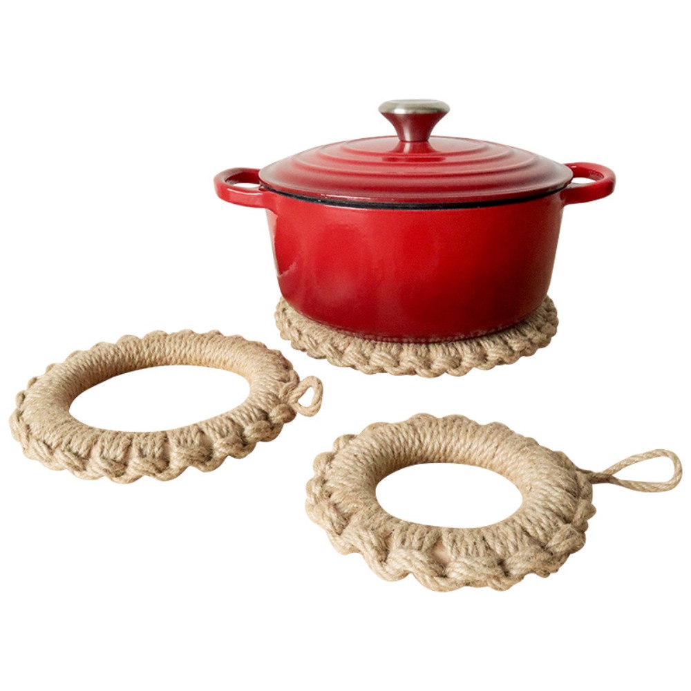 2 stuks rustieke jute geweven  - Cast Iron Corn recensie en prijs