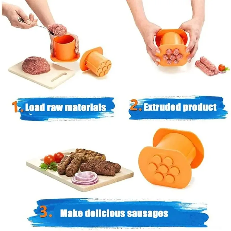 One Press Cevapcici Maker Keuk - Hot Dog Press recensie en prijs