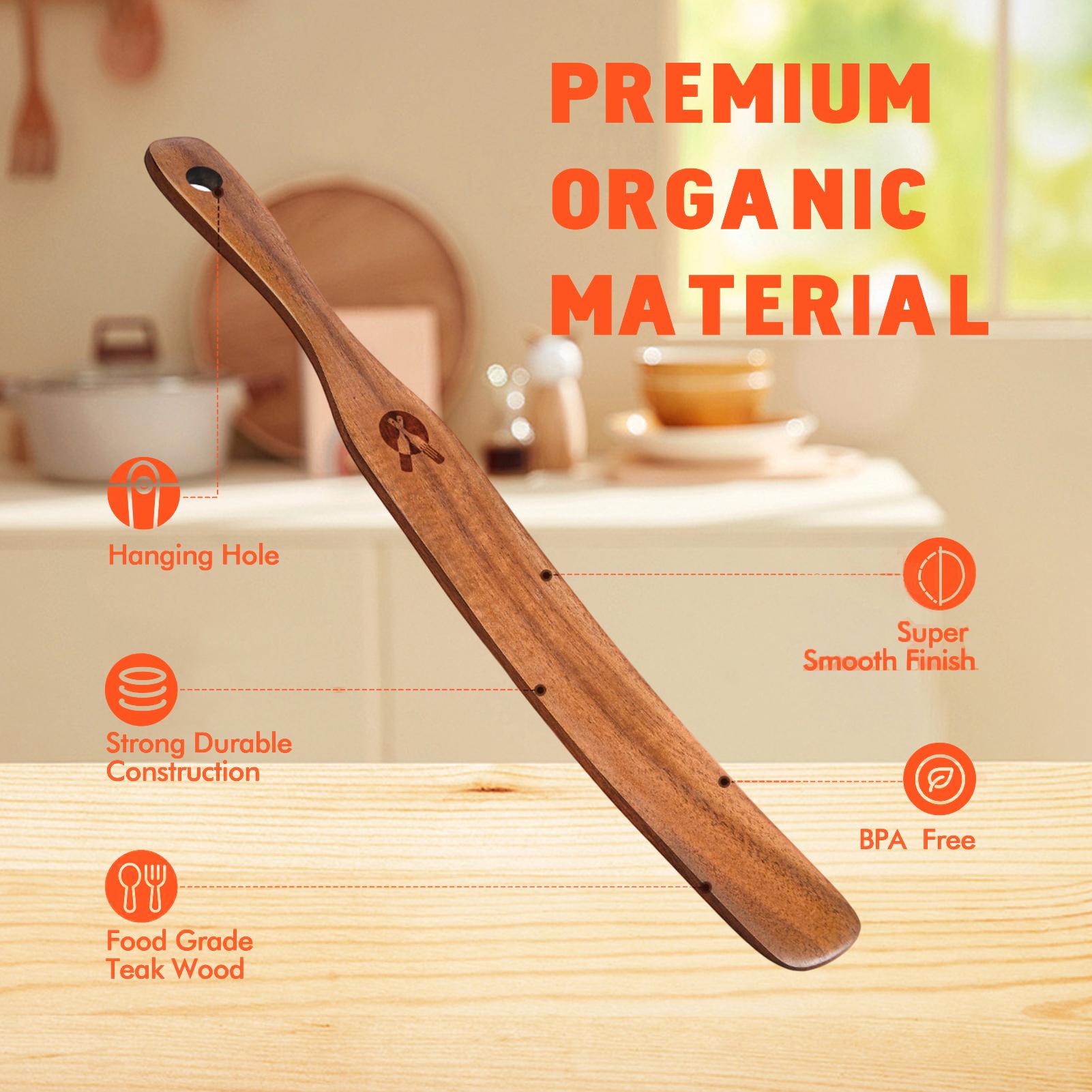Houten roerstaafje Smalle jars - Okonomiyaki Spatula recensie en prijs