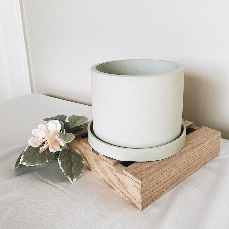Grote ronde bloempot cement ma - Potsticker Mold recensie en prijs
