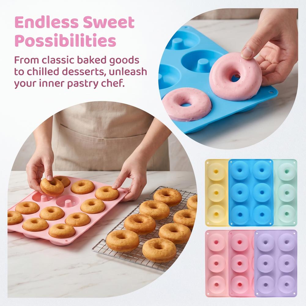 1PC Siliconen Donutvorm Bakger - Donut Mold Silicone recensie en prijs