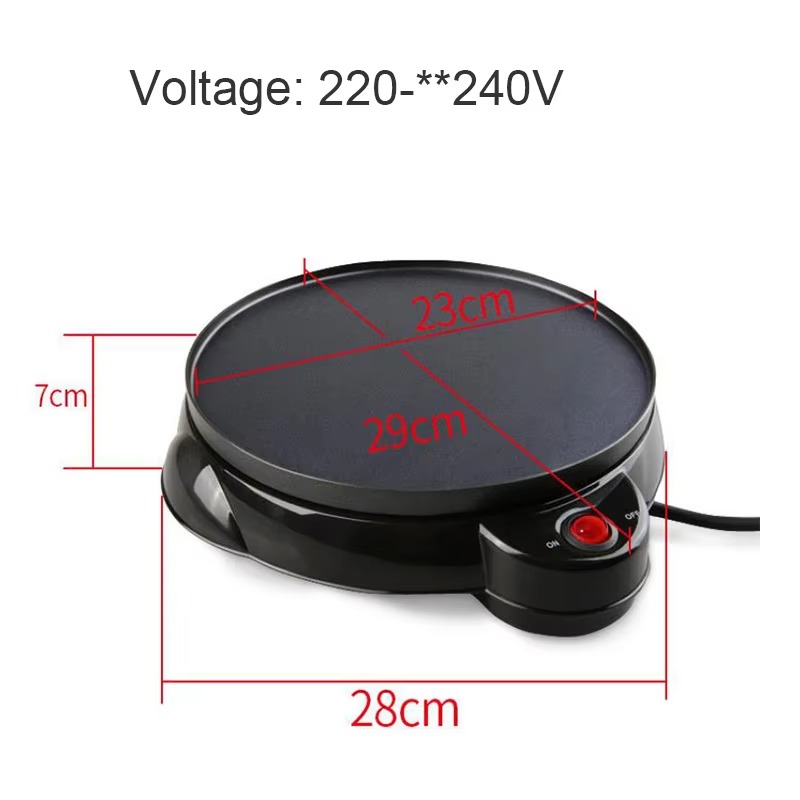 220V 650W Keuken Elektrische C - Mini Pancake Griddle recensie en prijs