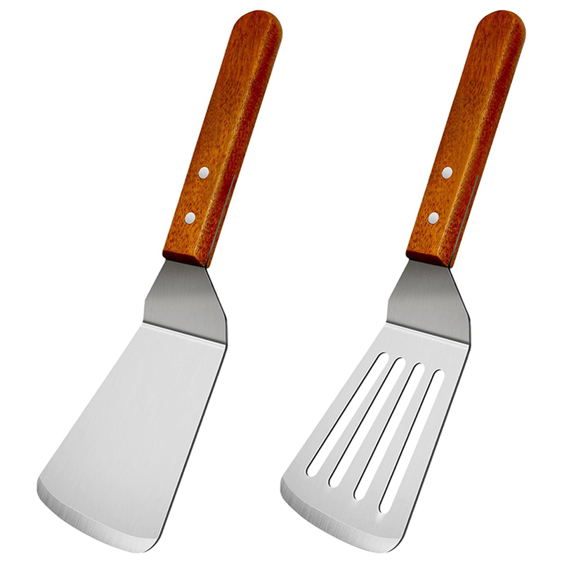 Metalen Spatels Voor Gietijzer - Okonomiyaki Spatula recensie en prijs