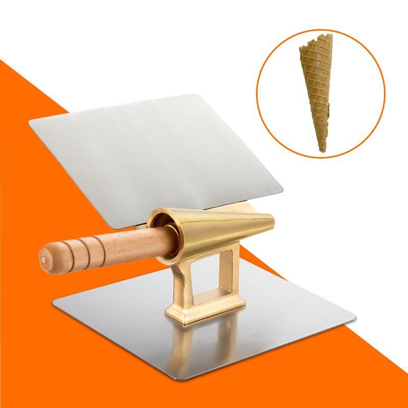 Professioneel koperen kegelvor - Waffle Cone Maker recensie en prijs