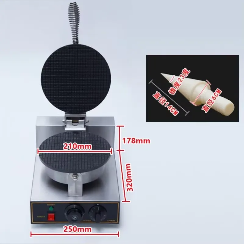 TEBAK Fabrieksnackautomaten El - Waffle Cone Maker recensie en prijs