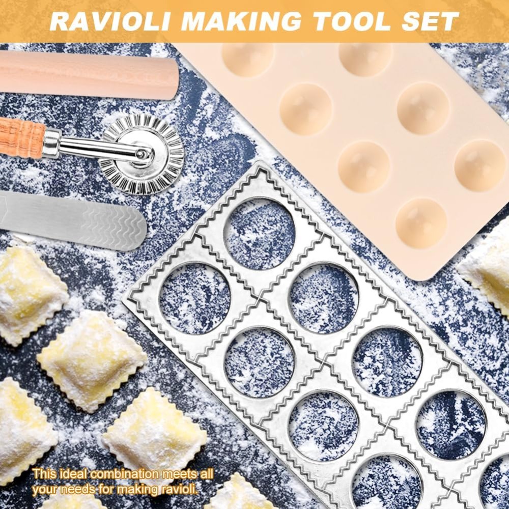 12-delige ravioli-persvormset  - Dumpling Press Set recensie en prijs
