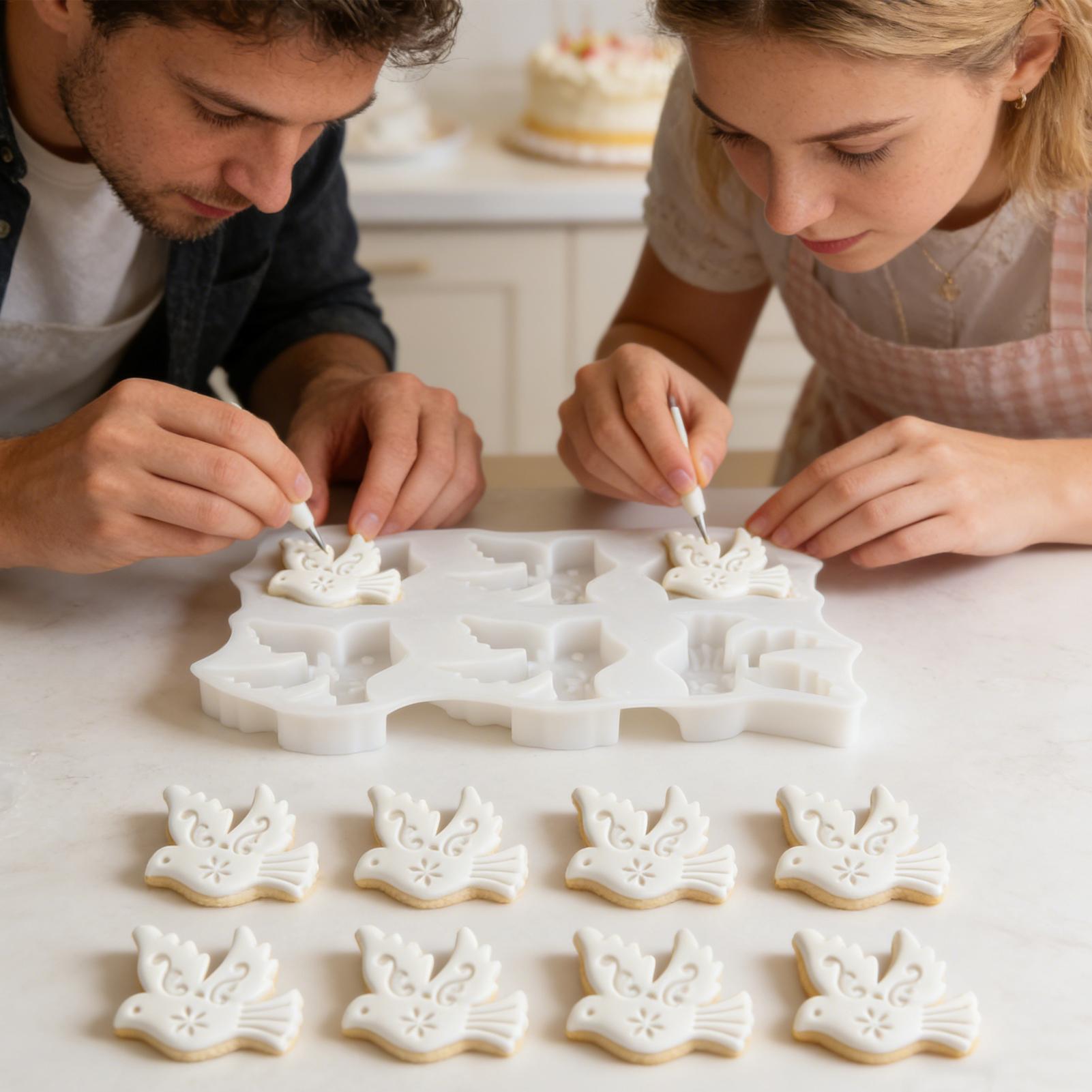 Vogelvorm siliconen mal 6-holt - Potsticker Mold recensie en prijs