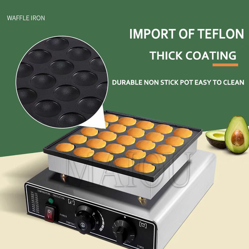 25-gaats elektrische pannenkoe - Mini Pancake Griddle recensie en prijs