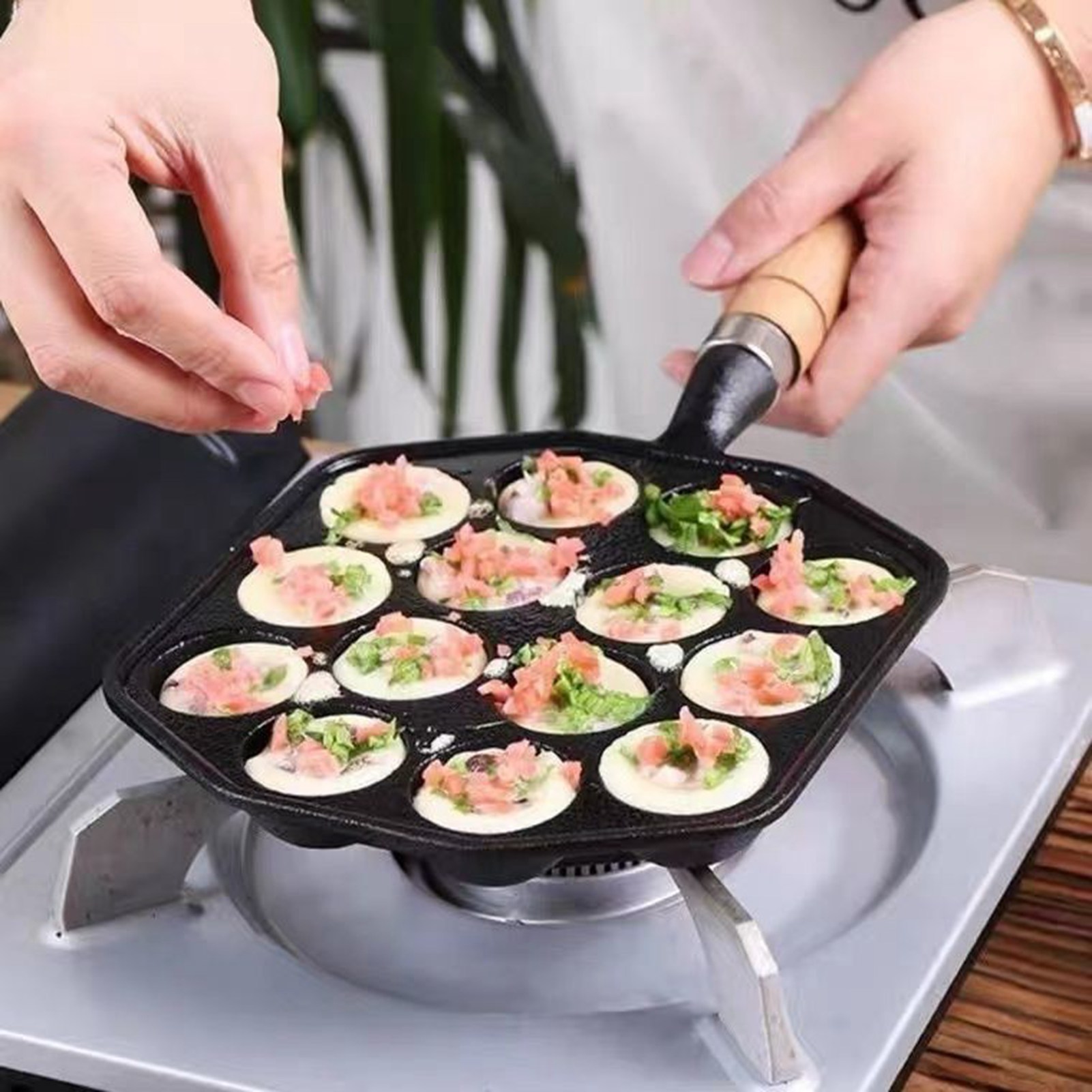 Takoyaki Grillpan Gemakkelijk  - Takoyaki Grill Plate recensie en prijs