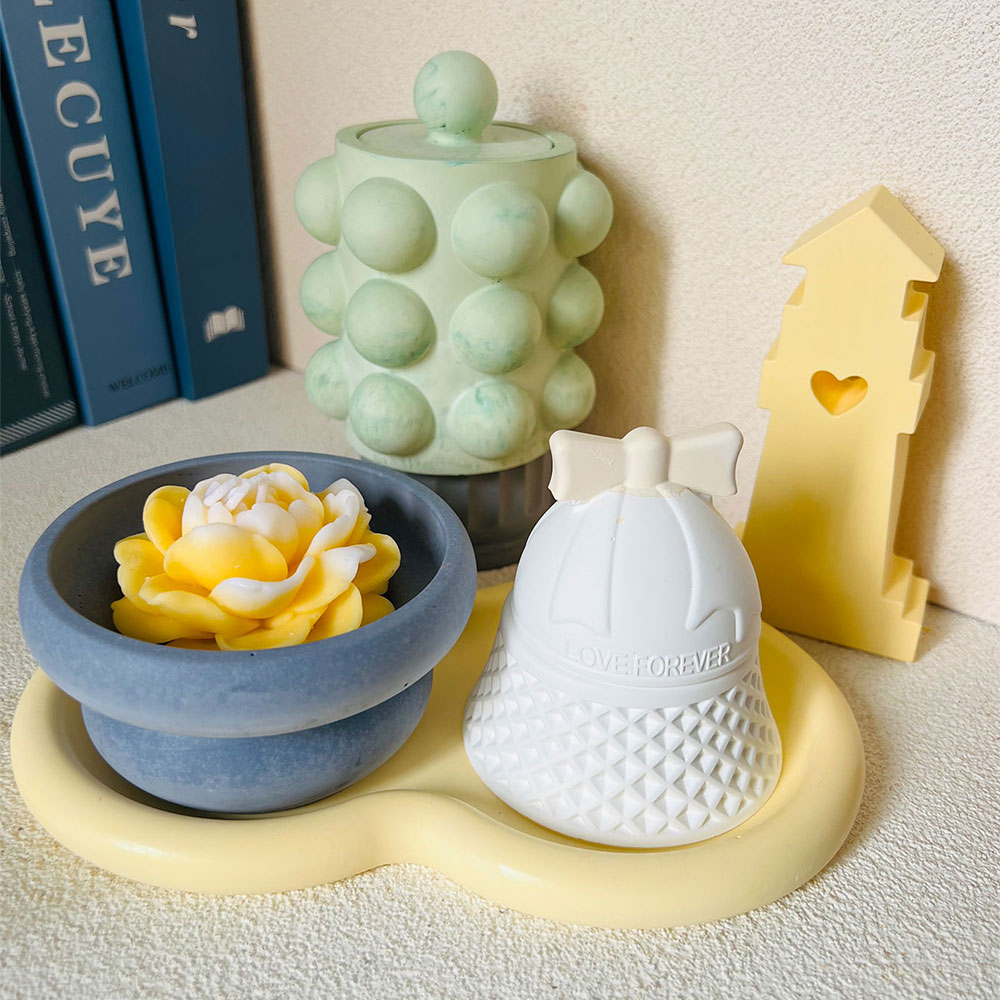 Bubble Jar Kaarsvat Betonnen M - Donut Mold Silicone recensie en prijs