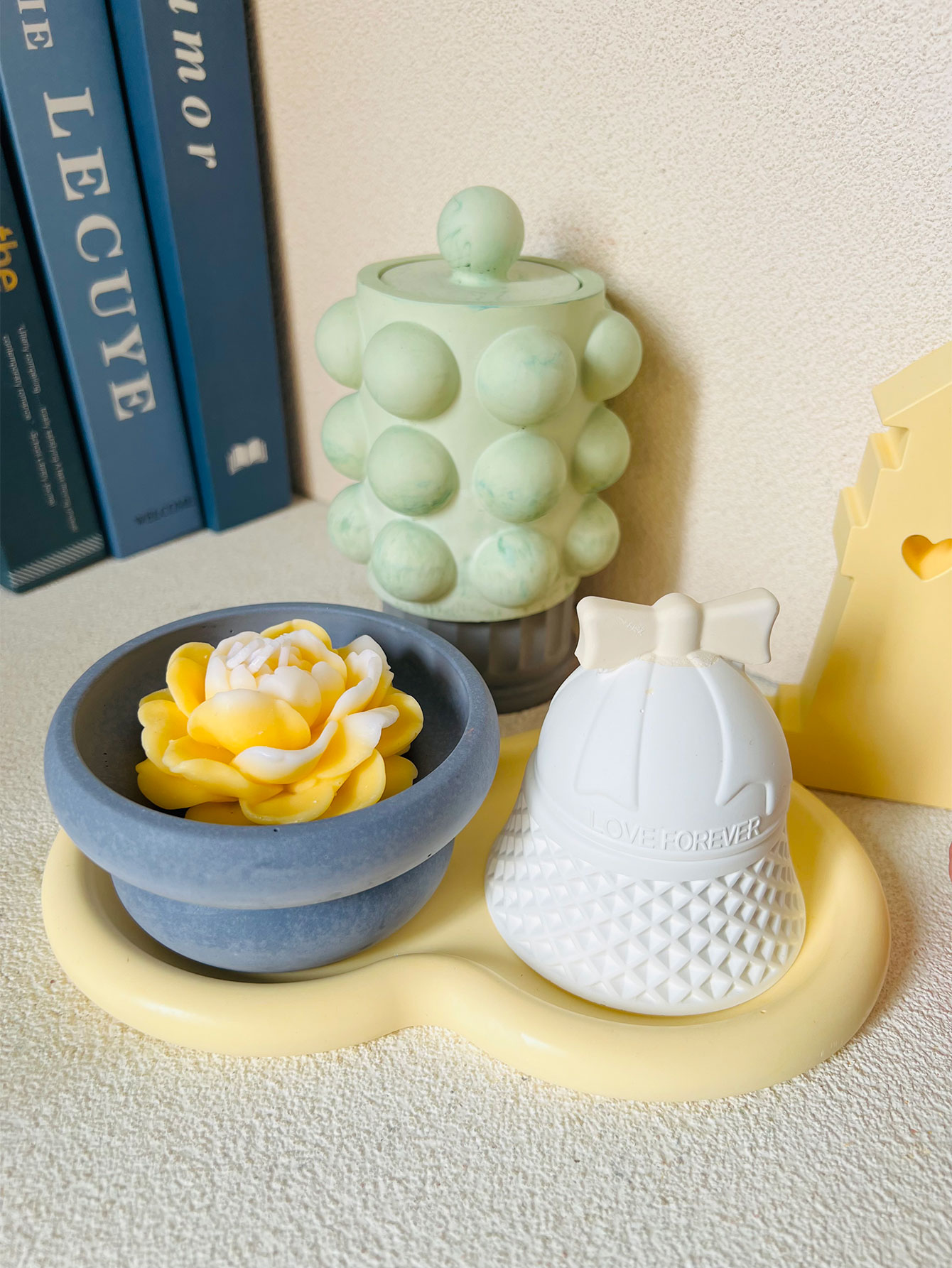 Bubble Jar Kaarsvat Betonnen M - Donut Mold Silicone recensie en prijs