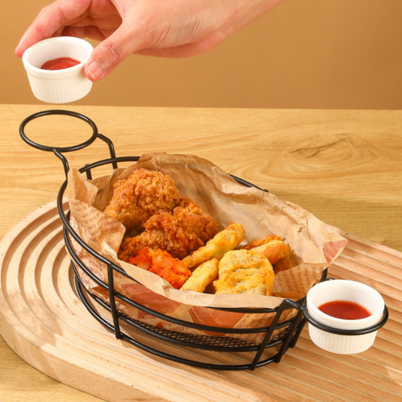 Nieuwe bootvormige fritesmandj - Dim Sum Basket recensie en prijs