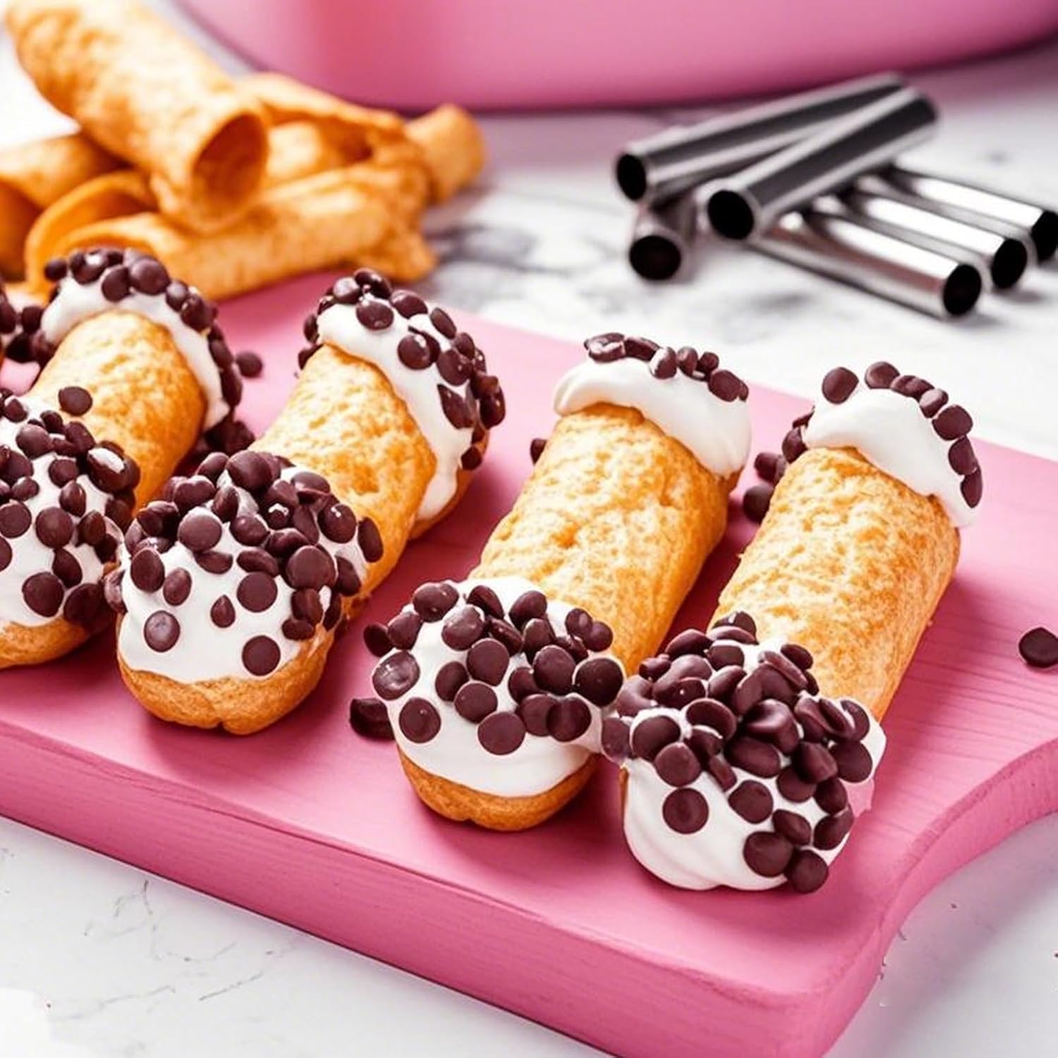 10/20PCS Cannoli-buisjes, roes - Danish Pancake Pan recensie en prijs