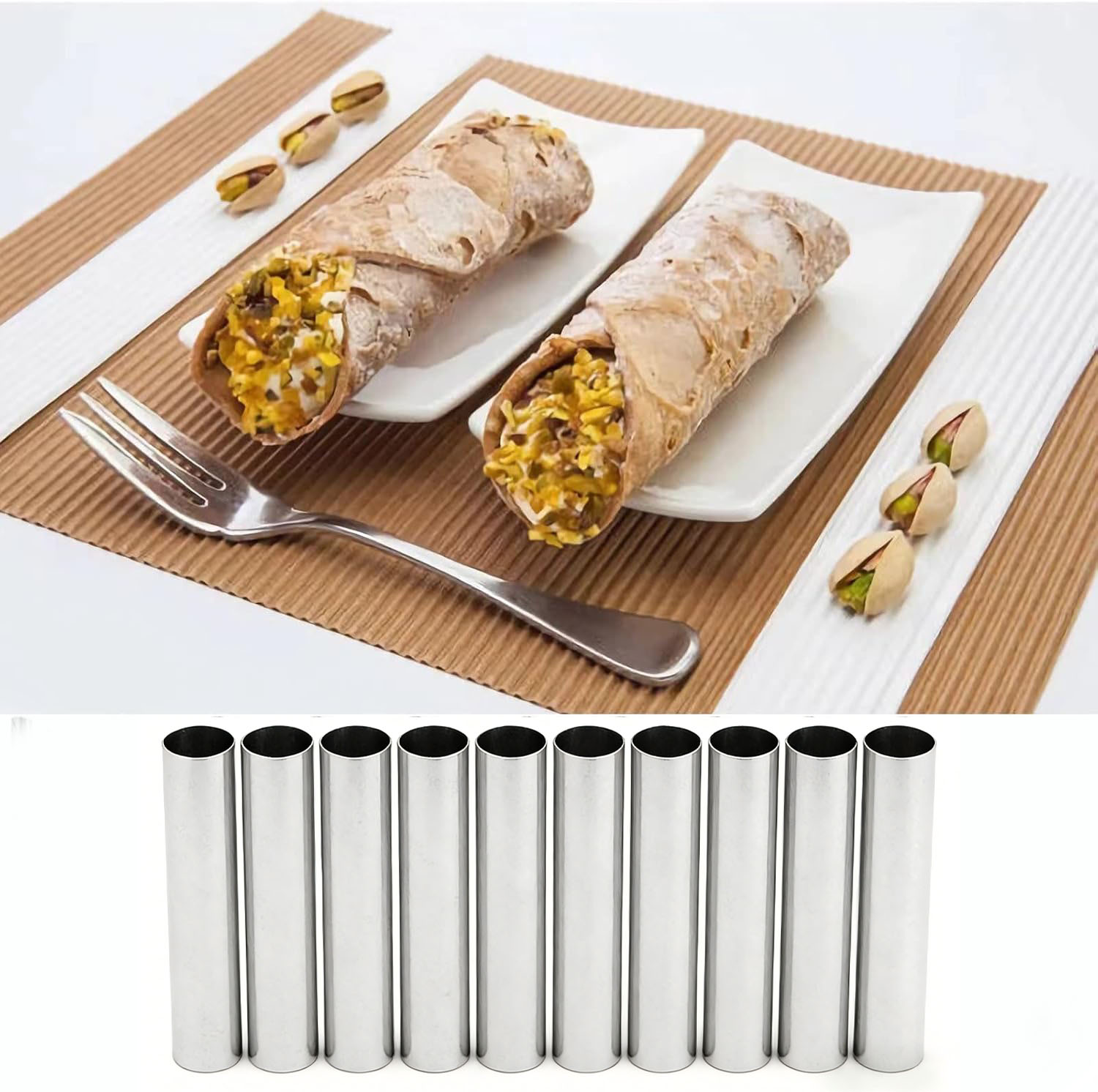 10/20PCS Cannoli-buisjes, roes - Danish Pancake Pan recensie en prijs