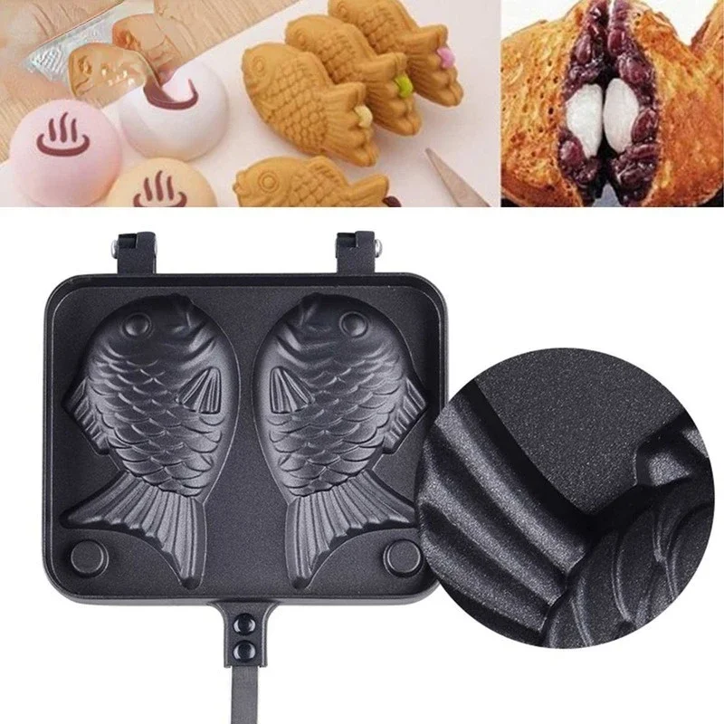 Keuken Japanse Taiyaki Dubbele - Egg Waffle Pan recensie en prijs
