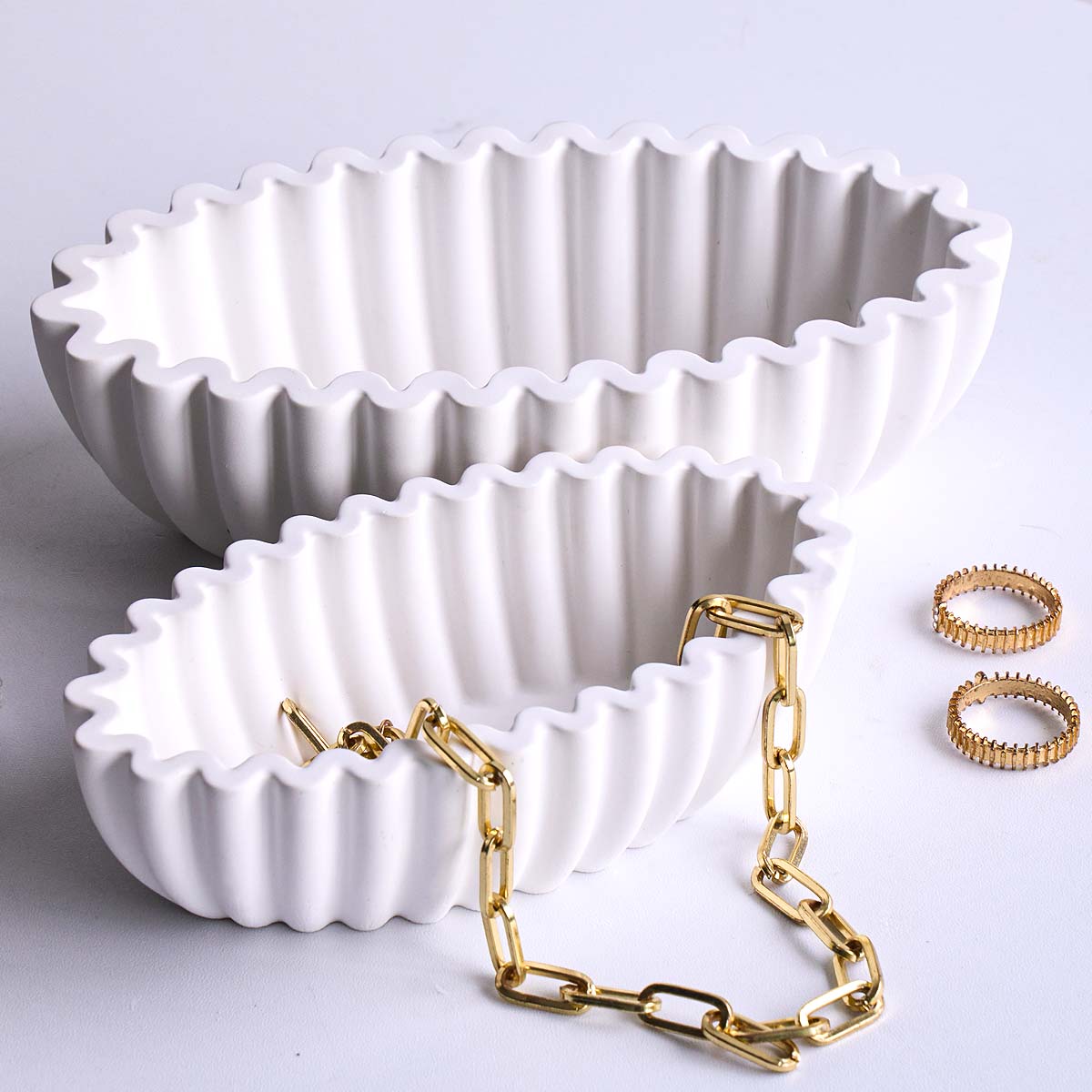 S/M/L Ovale Gestreepte Opbergk - Potsticker Mold recensie en prijs