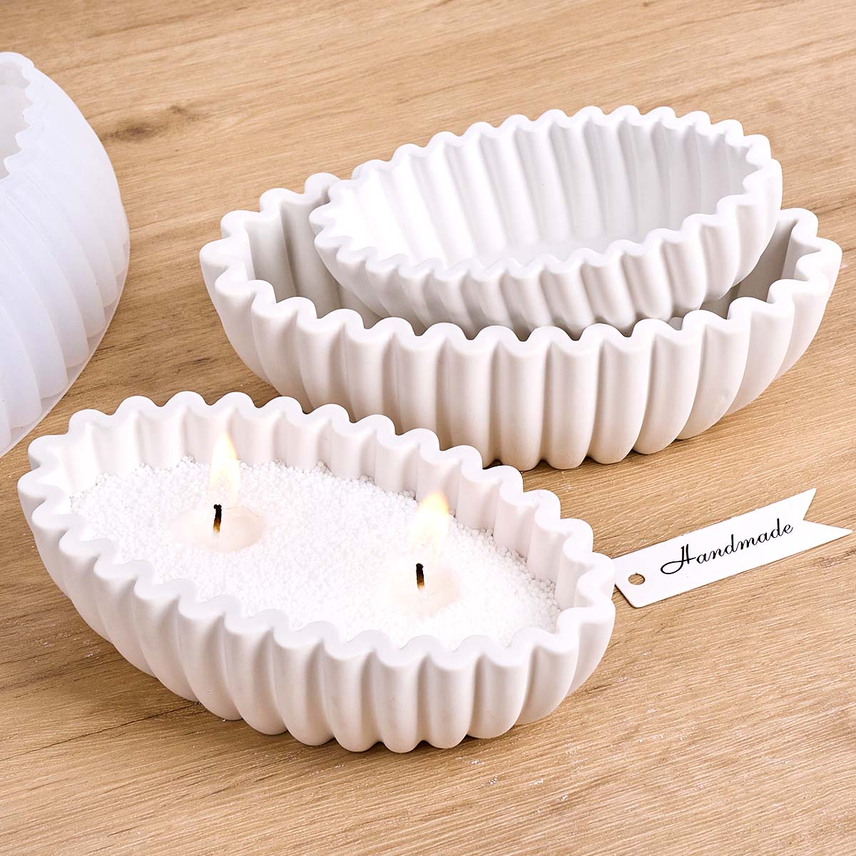 S/M/L Ovale Gestreepte Opbergk - Potsticker Mold recensie en prijs