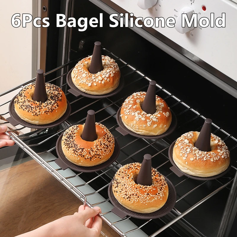 6 Stuks Bagel Gereedschap Sili - Donut Mold Silicone recensie en prijs