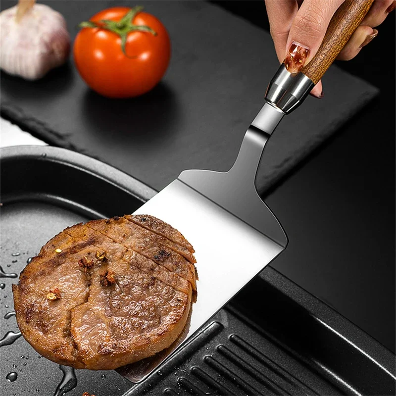 Rvs Vierkante Kop Steak Koken  - Okonomiyaki Spatula recensie en prijs